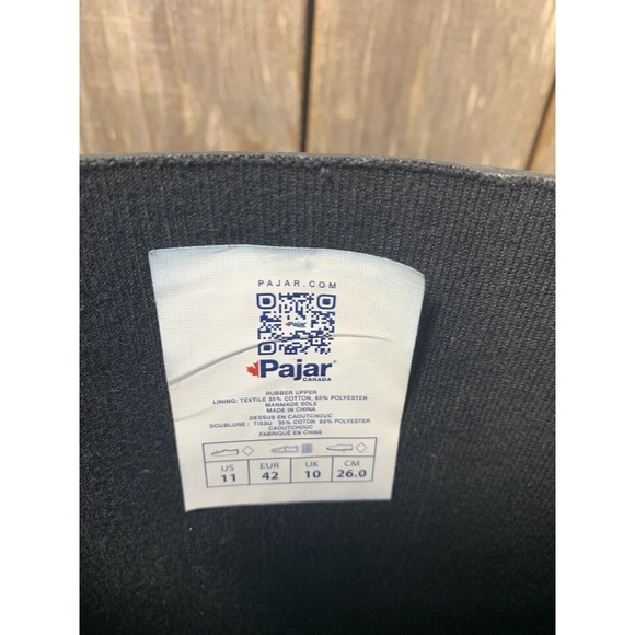 Pajar "Axara" Rubber Buckle Detailed Mid-Calf Rain Boots Size 42 EU / 11 US - Picture 8 of 9